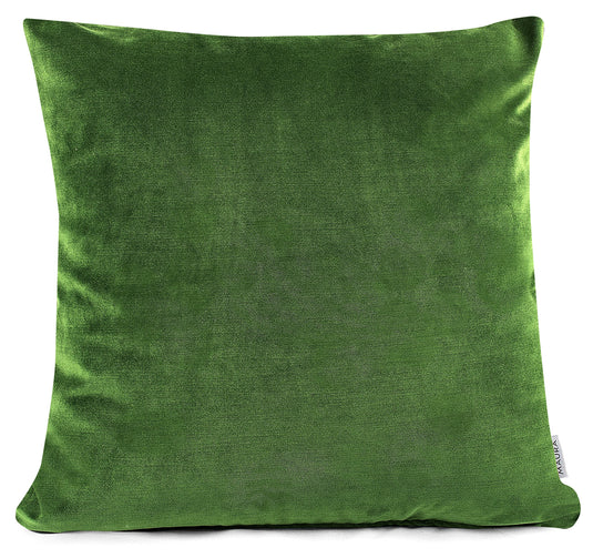 MAURA Boho Effect Velvet Decorative Throw Pillow Covers 24 x 24 Inches Set of 2 for Couch, Sofa and Bedroom. Thick Fabric and Super Soft to Touch. Square Solid Color Covers for Living Room Home Decor.