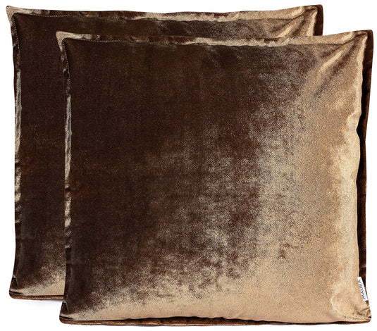 MAURA  Glamorous Decorative Throw Pillow Covers 24 x 24 Inches Set of 2 for Couch, Sofa and Bedroom. Thick Chenille Fabric and Super Soft to Touch Cushion Case. Square Solid Color Cover for Room Home Decor.