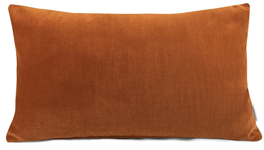 MAURA Boho Effect Velvet Decorative Throw Pillow Covers 12 x 20 Inches Set of 2 for Couch, Sofa and Bedroom. Thick Fabric and Super Soft to Touch. Solid Color Covers for Living Room Home Decor.