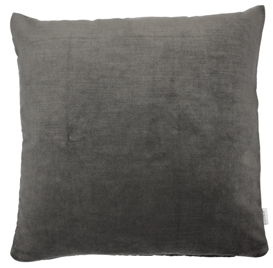 MAURA Boho Effect Velvet Decorative Throw Pillow Covers 24 x 24 Inches Set of 2 for Couch, Sofa and Bedroom. Thick Fabric and Super Soft to Touch. Square Solid Color Covers for Living Room Home Decor.