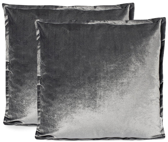 MAURA  Glamorous Decorative Throw Pillow Covers 18 x 18 Inches Set of 2 for Couch, Sofa and Bedroom. Thick Chenille Fabric and Super Soft to Touch Cushion Case. Square Solid Color Cover for Room Home Decor.