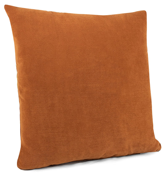 MAURA Boho Effect Velvet Decorative Throw Pillow Covers 24 x 24 Inches Set of 2 for Couch, Sofa and Bedroom. Thick Fabric and Super Soft to Touch. Square Solid Color Covers for Living Room Home Decor.