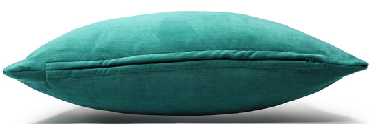 MAURA Boho Effect Velvet Decorative Throw Pillow Covers 24 x 24 Inches Set of 2 for Couch, Sofa and Bedroom. Thick Fabric and Super Soft to Touch. Square Solid Color Covers for Living Room Home Decor.