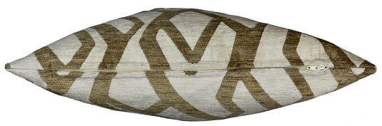 MAURA Modern Design Jacquard Decorative Throw Pillow Cover 18 X 18 Inches Set of 2 for Couch, Sofa and Bedroom. Thick Chenille Cushion Case, Super Cozy and Soft. Earthy Colors for Room Home Decor.