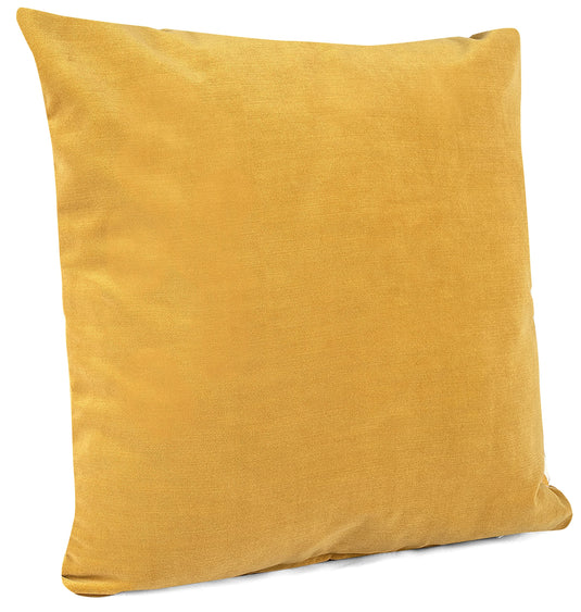 MAURA Boho Effect Velvet Decorative Throw Pillow Covers 20 x 20 Inches Set of 2 for Couch, Sofa and Bedroom. Thick Fabric and Super Soft to Touch. Square Solid Color Covers for Living Room Home Decor.