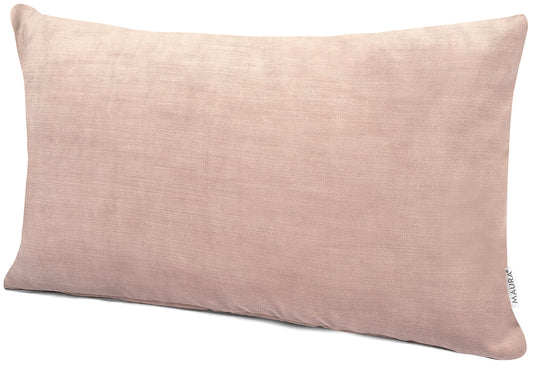 MAURA Boho Effect Velvet Decorative Throw Pillow Covers 12 x 20 Inches Set of 2 for Couch, Sofa and Bedroom. Thick Fabric and Super Soft to Touch. Solid Color Covers for Living Room Home Decor.