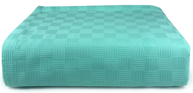 Load image into Gallery viewer, Maura All Season Cotton Decorative Thermal Bed Blankets, Classic Basket Wave Breathable, Super Soft, Cozy Blanket and Perfect for Layering Any Bed. King Large Size 108”x 90”
