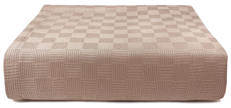 Load image into Gallery viewer, Maura All Season Cotton Decorative Thermal Bed Blankets, Classic Basket Wave Breathable, Super Soft, Cozy Blanket and Perfect for Layering Any Bed. Full/Queen Size 90”x 90”
