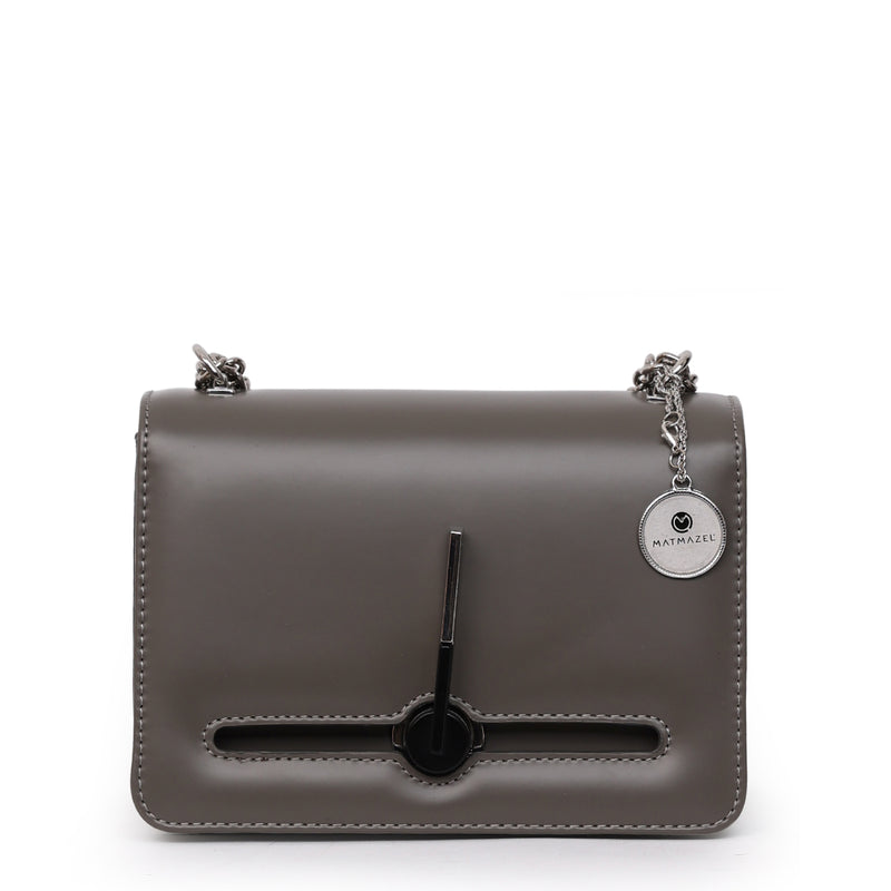 Load image into Gallery viewer, Matmazel Gutta Grey Shoulder Bag
