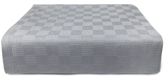 Maura All Season Cotton Decorative Thermal Bed Blankets, Classic Basket Wave Breathable, Super Soft, Cozy Blanket and Perfect for Layering Any Bed. King Large Size 108”x 90”