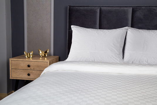 Maura All Season Cotton Decorative Thermal Bed Blankets, Classic Basket Wave Breathable, Super Soft, Cozy Blanket and Perfect for Layering Any Bed. Twin Size 66”x 90”