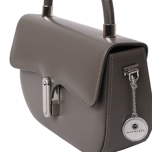 Matmazel Mintaka Grey Hand and Shoulder Bag