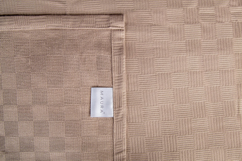 Load image into Gallery viewer, Maura All Season Cotton Decorative Thermal Bed Blankets, Classic Basket Wave Breathable, Super Soft, Cozy Blanket and Perfect for Layering Any Bed. King Large Size 108”x 90”
