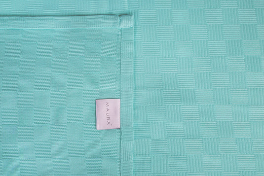 Maura All Season Cotton Decorative Thermal Bed Blankets, Classic Basket Wave Breathable, Super Soft, Cozy Blanket and Perfect for Layering Any Bed. Twin Size 66”x 90”