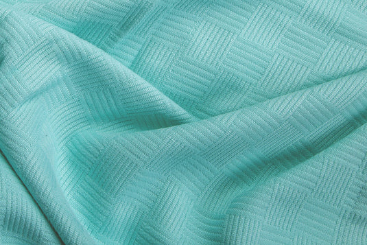 Maura All Season Cotton Decorative Thermal Bed Blankets, Classic Basket Wave Breathable, Super Soft, Cozy Blanket and Perfect for Layering Any Bed. King Large Size 108”x 90”