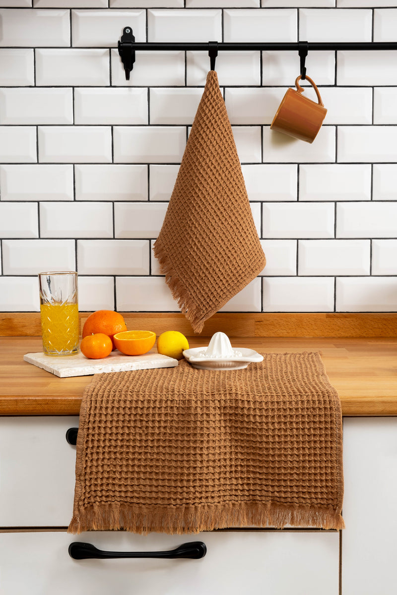 Load image into Gallery viewer, Burton 2-Piece Towel Set Cinnamon
