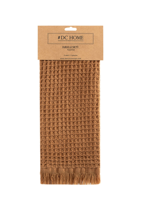 Burton 2-Piece Towel Set Cinnamon