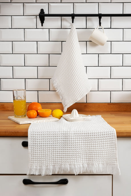 Burton 2-Piece Towel Set White