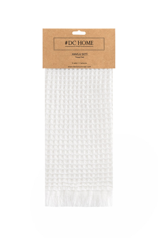 Burton 2-Piece Towel Set White