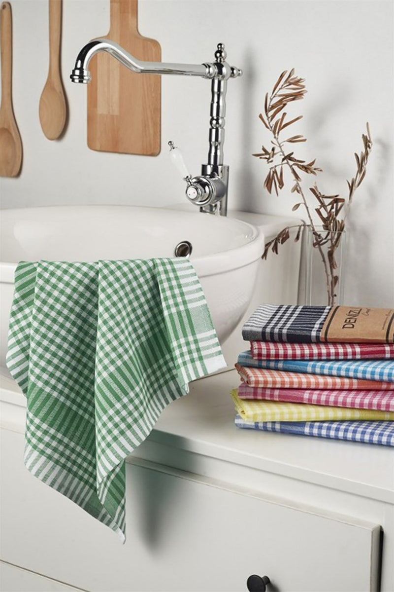 Load image into Gallery viewer, Gingham 8-Piece Dish Towels
