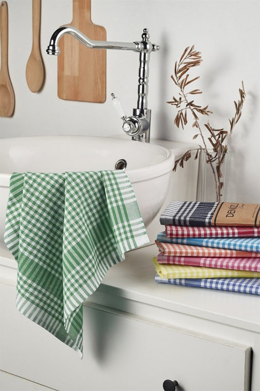 Gingham 8-Piece Dish Towels