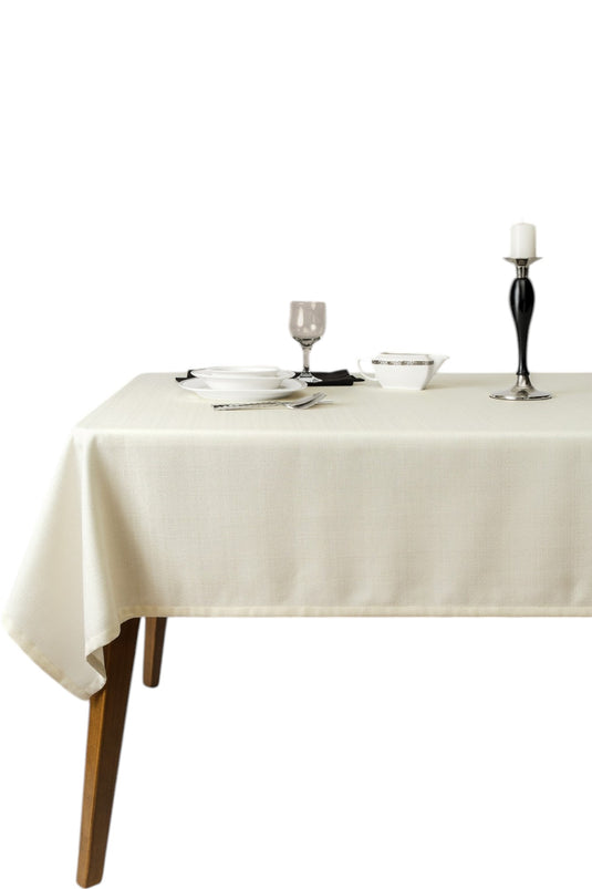 Grande Ecru Tablecloth 150x220