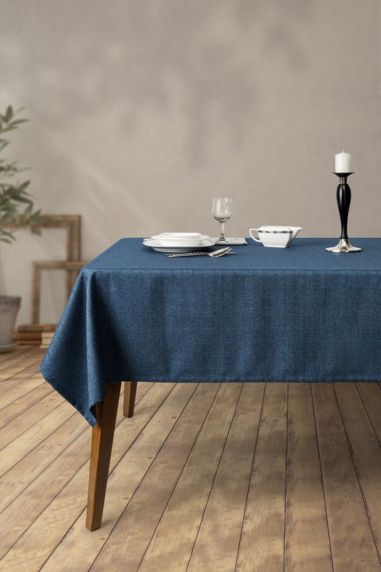 Grande Tablecloth Navy Blue 150x220 Cm