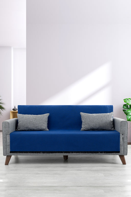 Lalin Sofa Cover Blue 200x200 cm