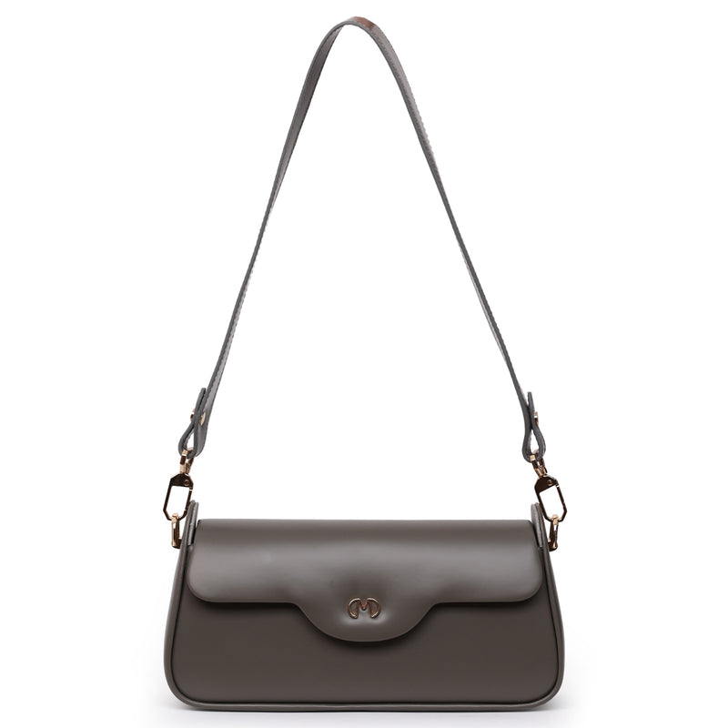 Load image into Gallery viewer, Matmazel Aureus Dark Grey Shoulder Bag
