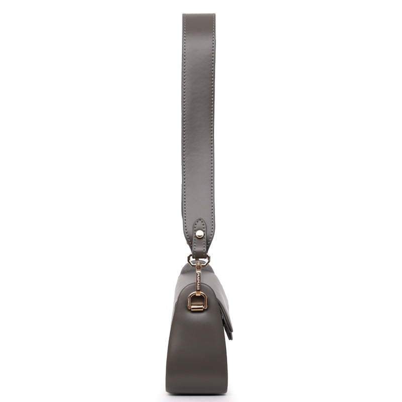 Load image into Gallery viewer, Matmazel Aureus Dark Grey Shoulder Bag

