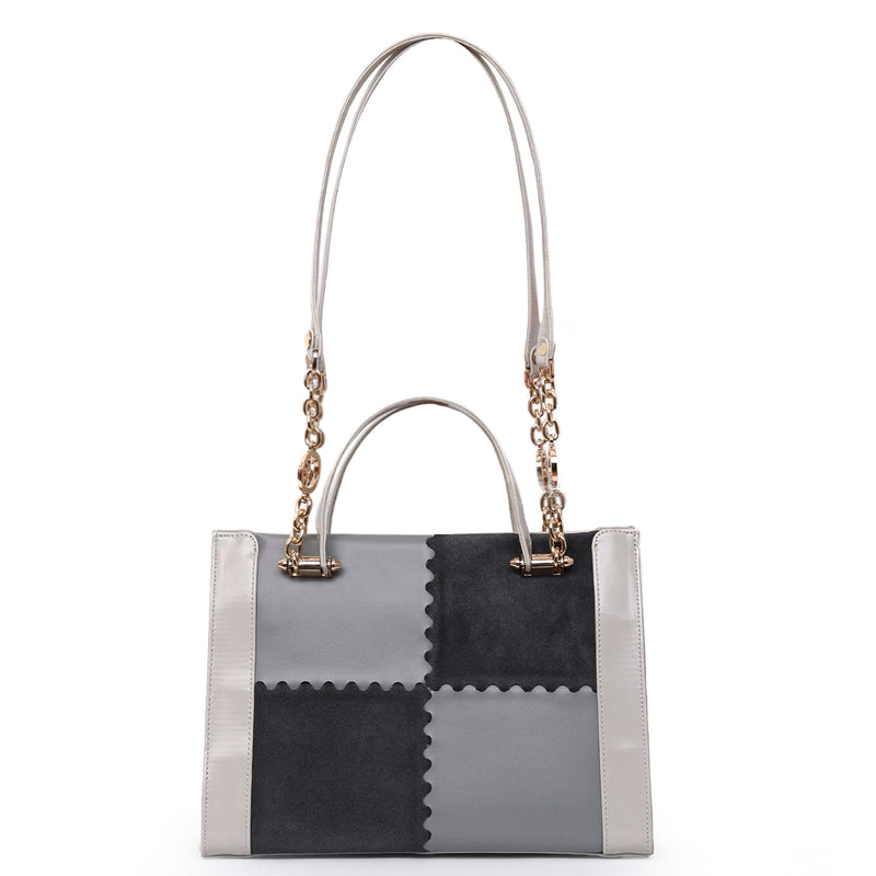 Load image into Gallery viewer, Matmazel Dschubba Gray Hand and Shoulder Bag
