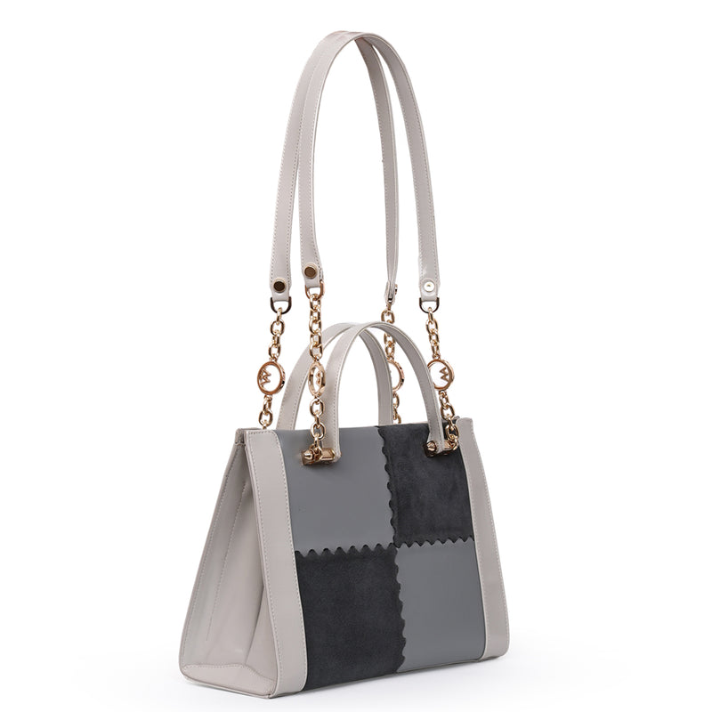 Load image into Gallery viewer, Matmazel Dschubba Gray Hand and Shoulder Bag
