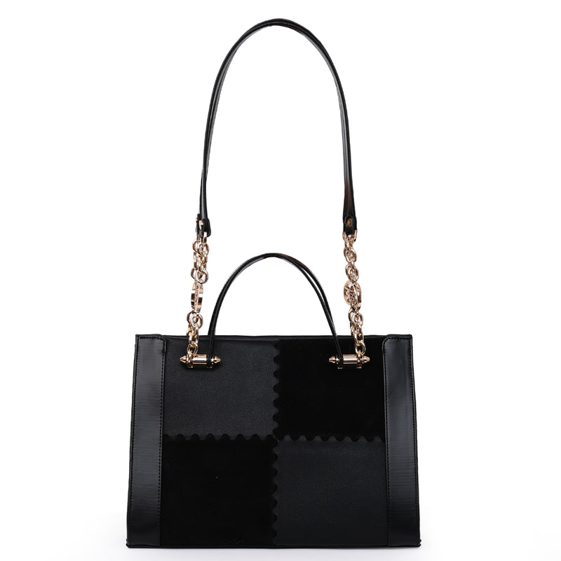 Load image into Gallery viewer, Matmazel Dschubba Black Hand and Shoulder Bag
