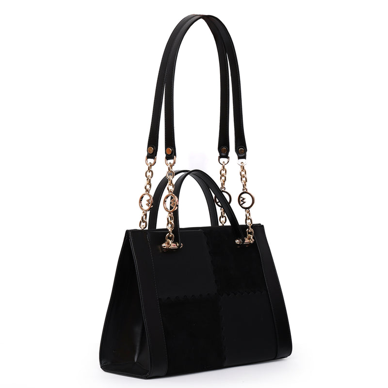 Load image into Gallery viewer, Matmazel Dschubba Black Hand and Shoulder Bag
