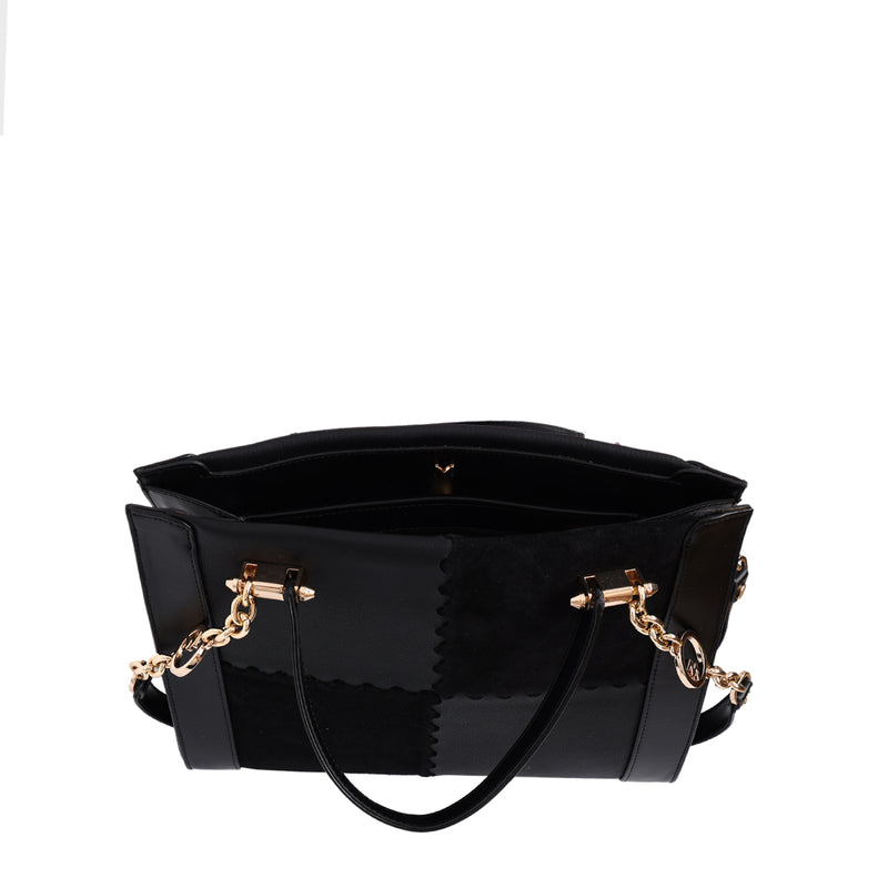 Load image into Gallery viewer, Matmazel Dschubba Black Hand and Shoulder Bag
