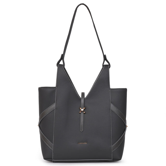 Matmazel Filza Grey Shoulder Bag