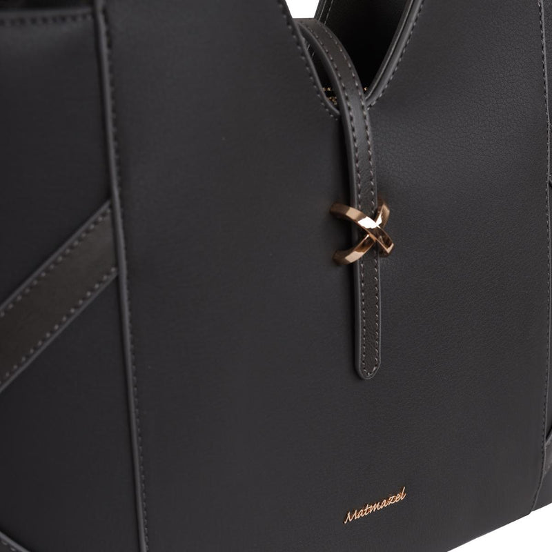 Load image into Gallery viewer, Matmazel Filza Grey Shoulder Bag
