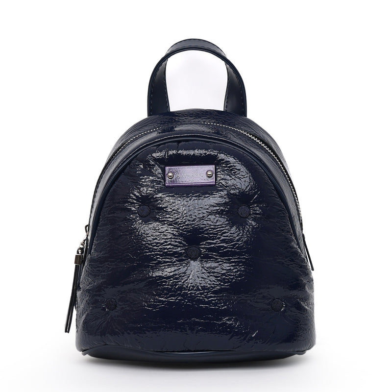 Load image into Gallery viewer, Matmazel Keid Navy Blue Backpack
