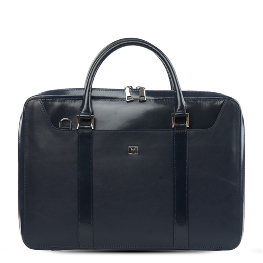 Matmazel Navy Blue Briefcase