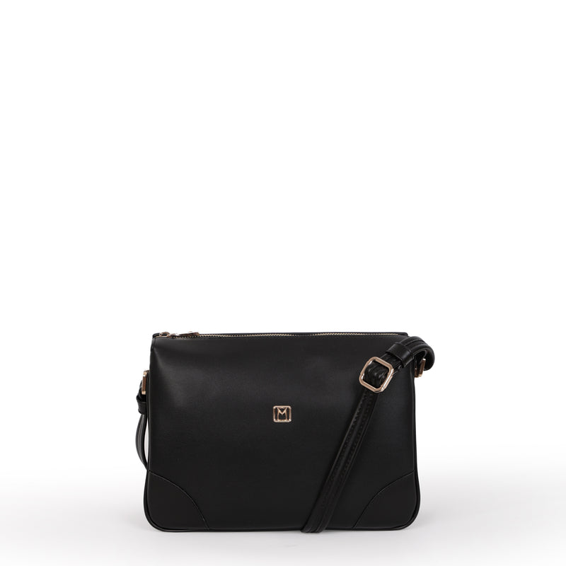 Load image into Gallery viewer, Matmazel Leticia Black Shoulder Bag
