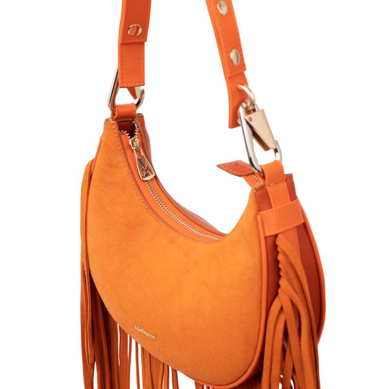 Load image into Gallery viewer, Matmazel Lorenna Orange Shoulder Bag
