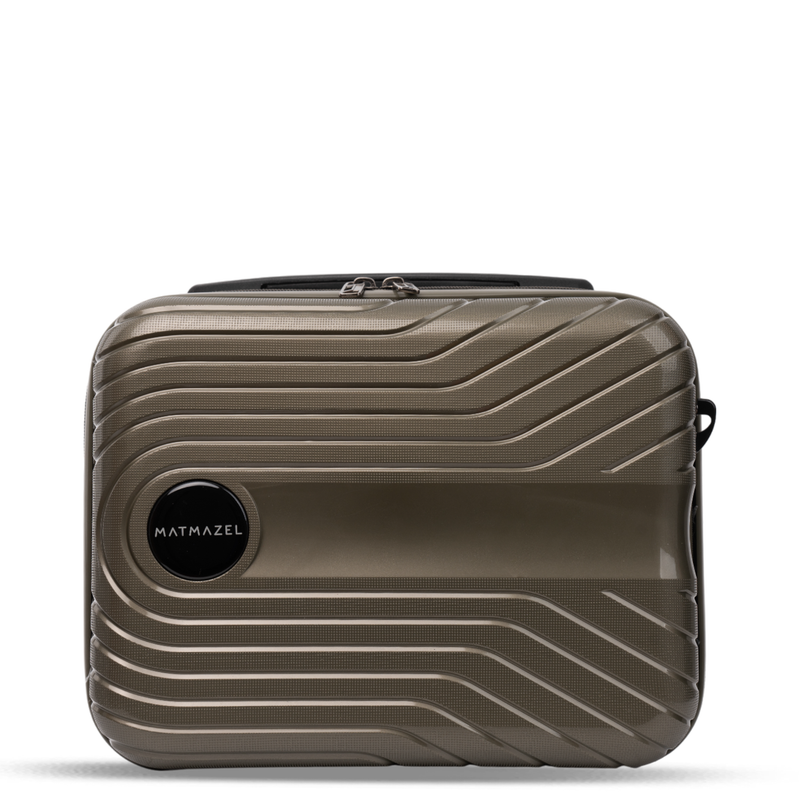 Load image into Gallery viewer, Matmazel Manica Khaki Makeup Bag
