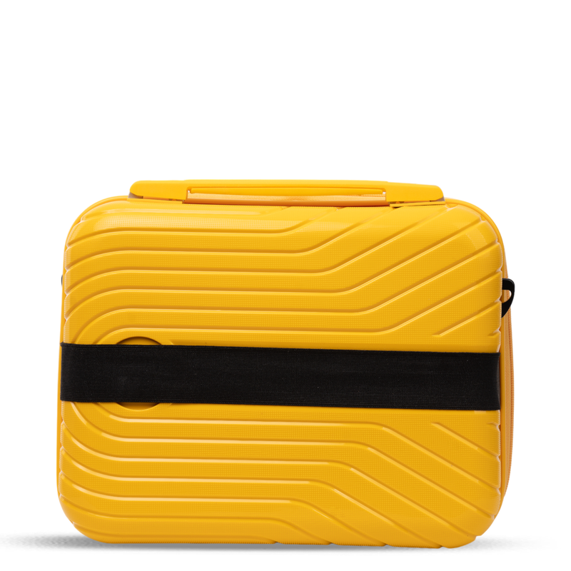 Load image into Gallery viewer, Matmazel Manica Yellow Makeup Bag
