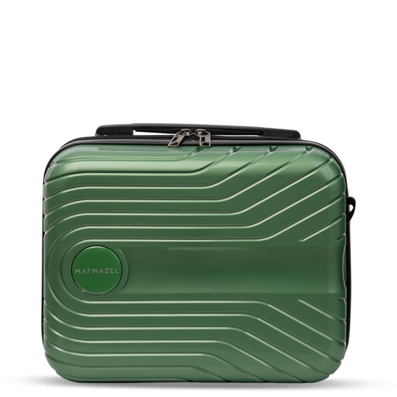 Load image into Gallery viewer, Matmazel Manica Green Makeup Bag
