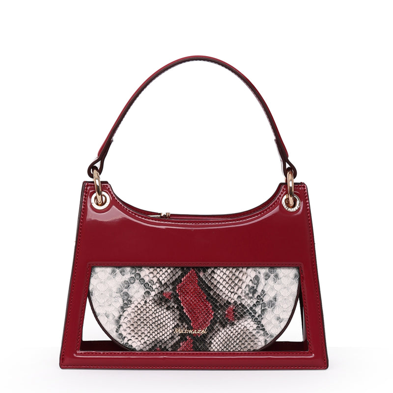 Load image into Gallery viewer, Matmazel Narda Cherry Hand and Shoulder Bag
