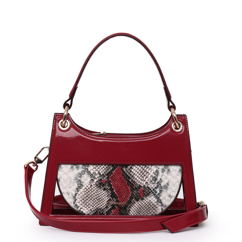 Load image into Gallery viewer, Matmazel Narda Cherry Hand and Shoulder Bag
