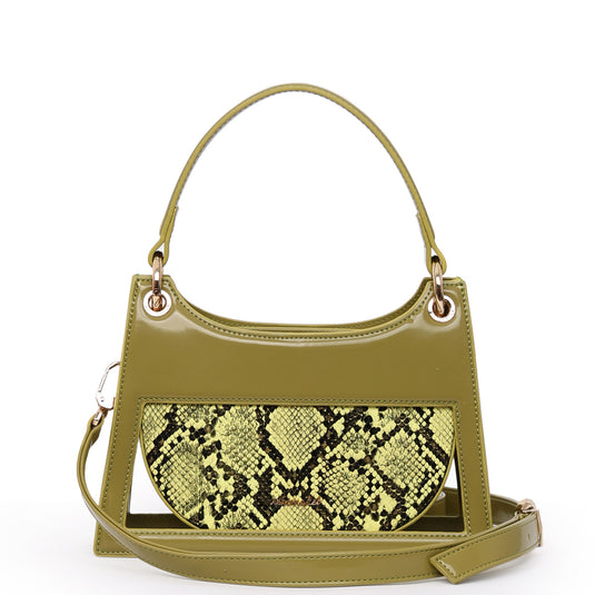 Matmazel Narda Olive Green Hand and Shoulder Bag