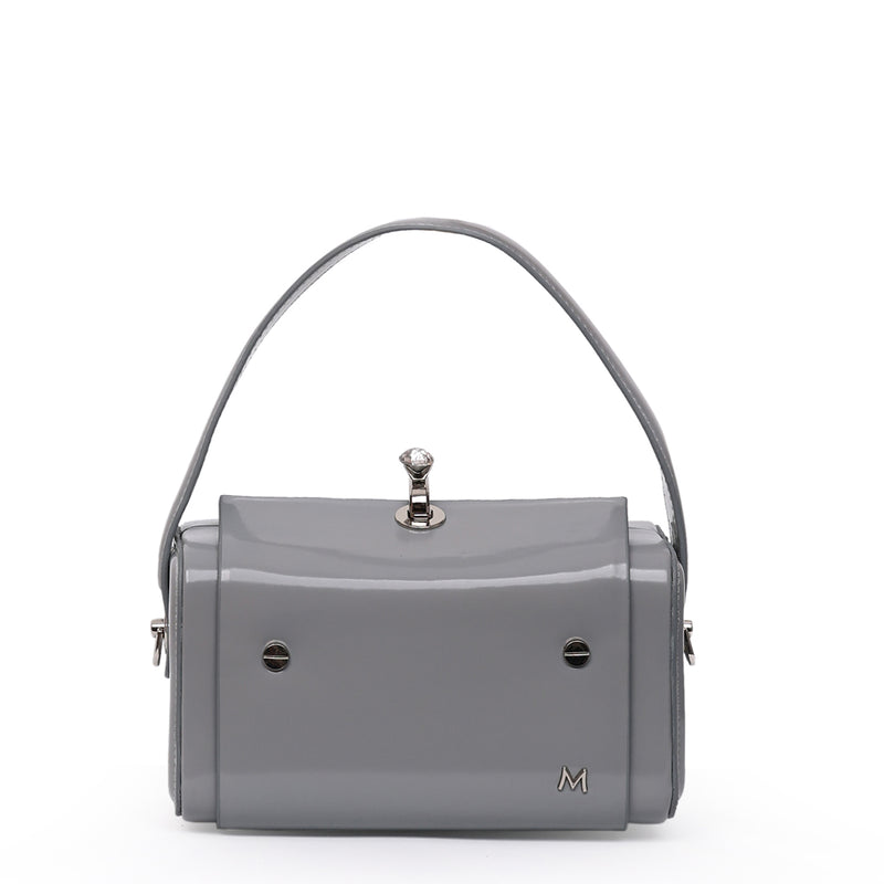 Load image into Gallery viewer, Matmazel Sadr Gray Hand and Shoulder Bag
