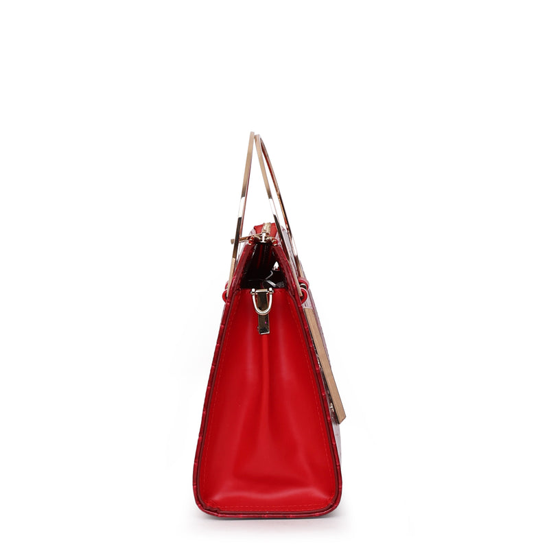 Load image into Gallery viewer, Matmazel Scheat Red Hand and Shoulder Bag
