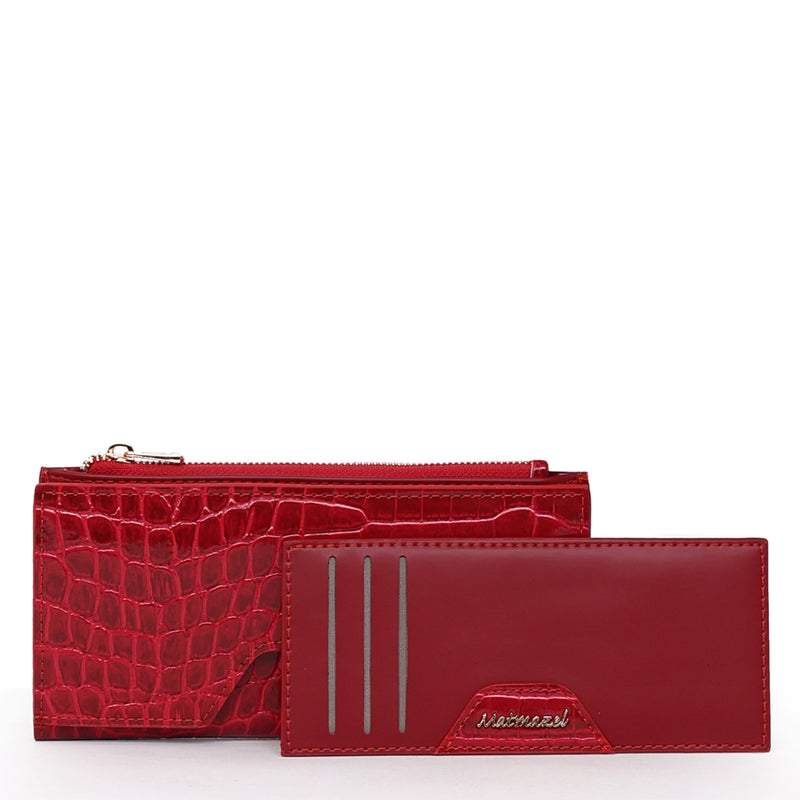 Load image into Gallery viewer, Matmazel Sempiterna Large Red Wallet
